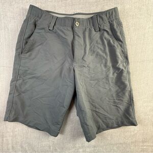 Under‎ Armour Mens Golf Shorts Gray Flat Front Performance Athletic Size 30